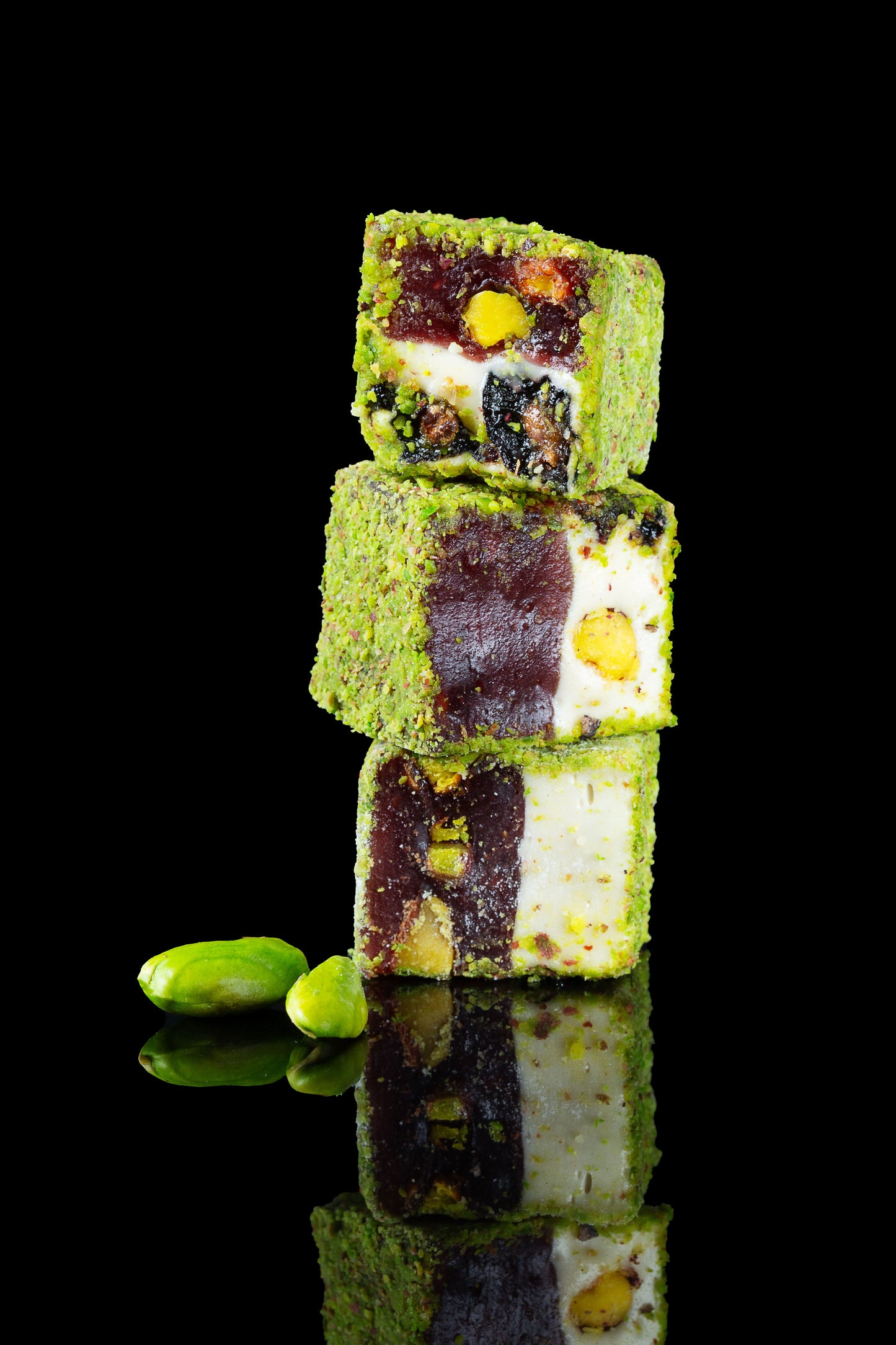 Mughe Lokum Turkish Delight - Confezione regalo con assortimento di caramelle di lusso Sultan - 1,44 libbre/650 g