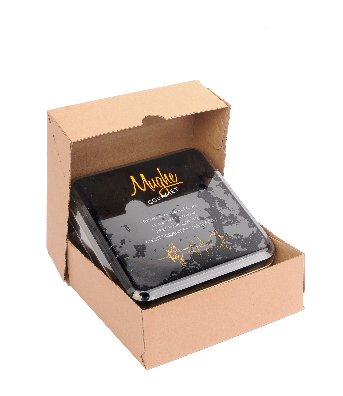 Mughe Sultan Delizia Turca al Pistacchio - Elegante Confezione Regalo Lokum con Delizie 2.2lb/1000g/54pz - Regali Perfetti per San Valentino e la Festa della Mamma