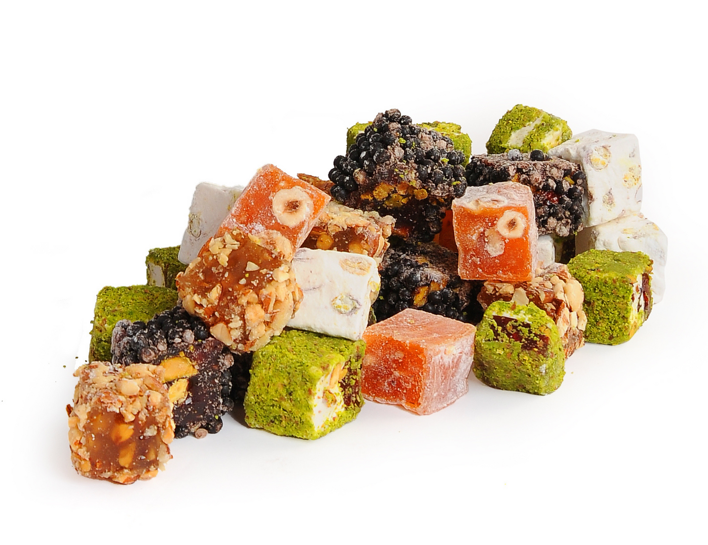 Confezione regalo di lusso Sultan Pistachio Lokum Turkish Delight (350 g - 12,35 once) - Pistacchio, nocciola, mandorla