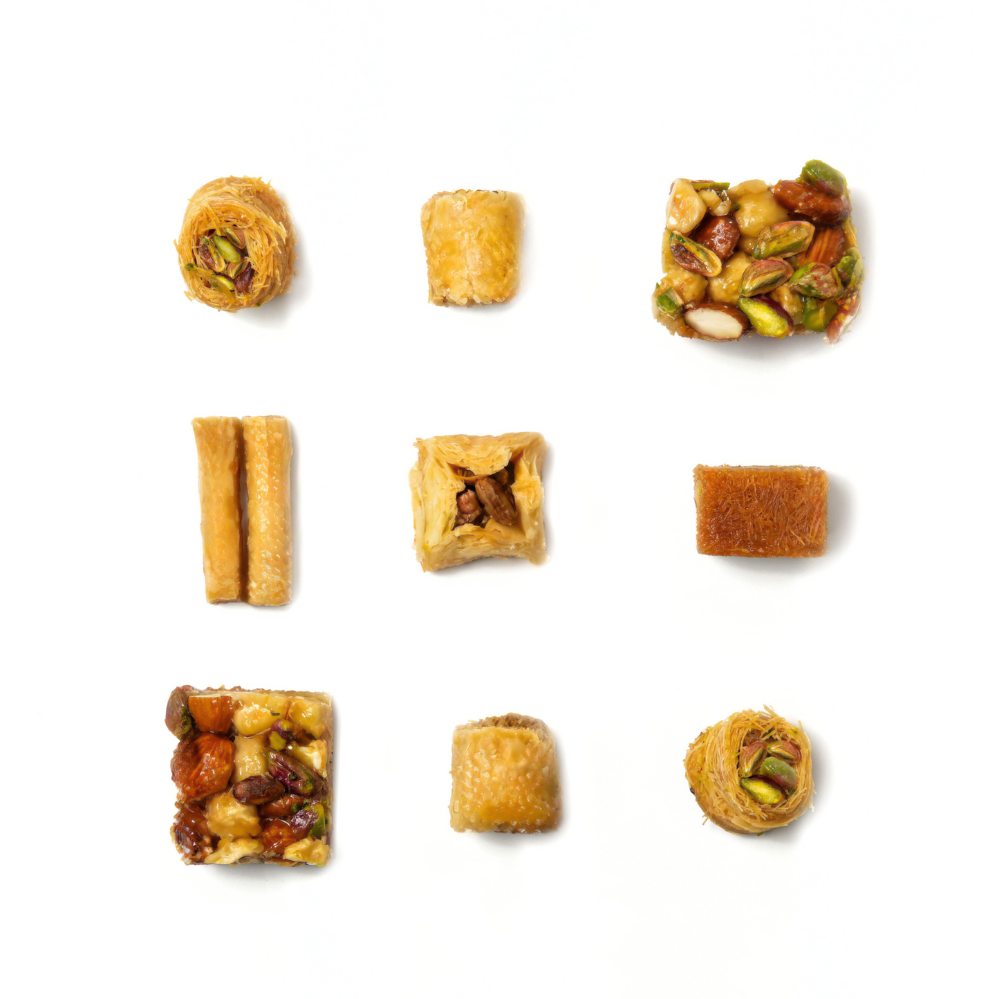 Mughe Luxury Baklava Assortimento 750g - 26,5 Oz - Dessert da forno Baklawa turco - Confezione regalo con due strati di dolci squisiti
