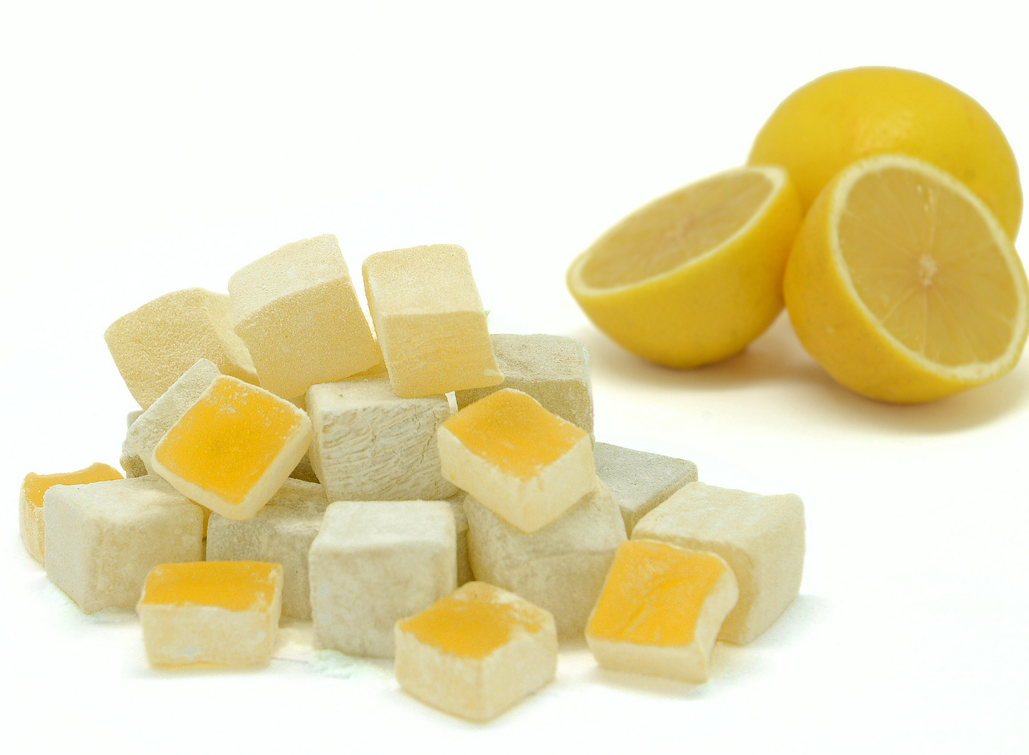 Mughe Lokum Turkish Delight - Dolci al gusto di frutta mista, confezione regalo da 750 g (26,46 oz), assortimento di caramelle senza noci - Dolci vegani e senza glutine