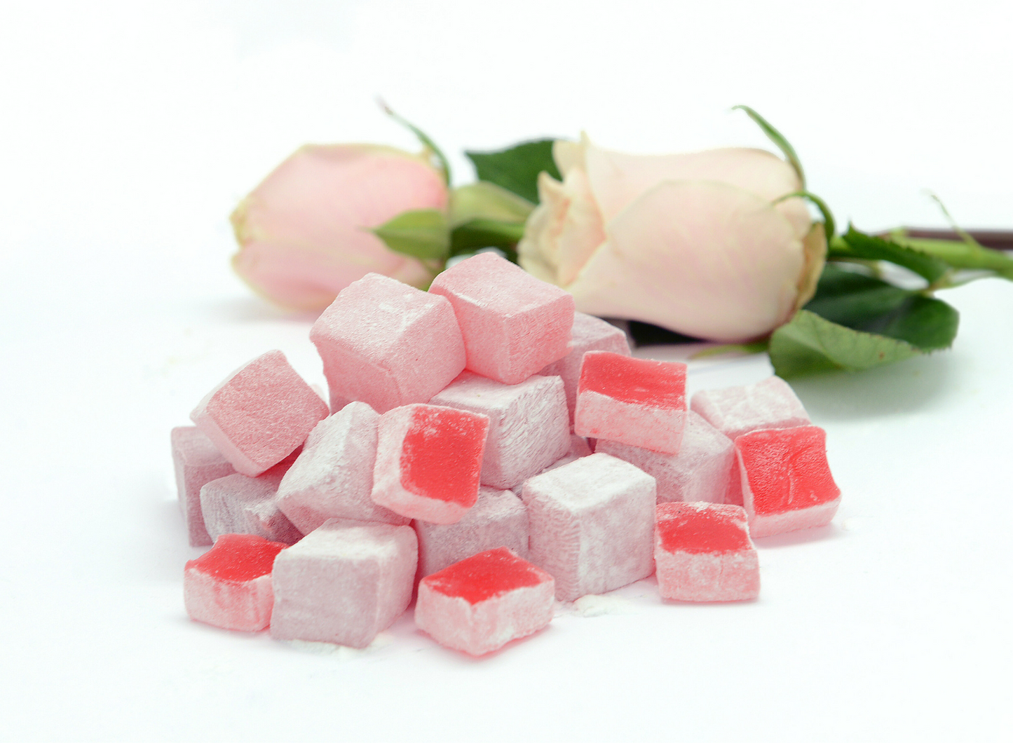 Mughe Lokum Turkish Delight - Dolci al gusto di frutta mista, confezione regalo da 750 g (26,46 oz), assortimento di caramelle senza noci - Dolci vegani e senza glutine