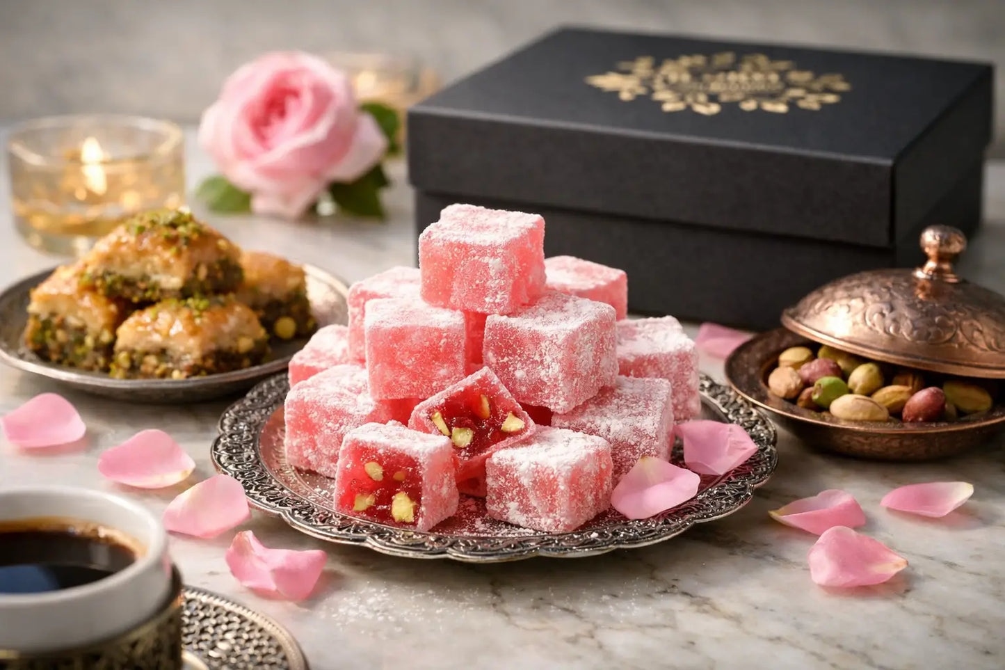Rose Flavored Turkish Delight Worth Savoring