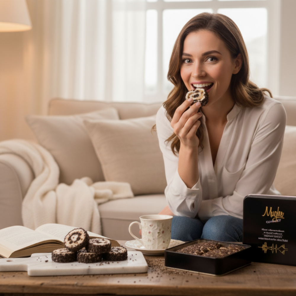 
                  
                    Luxury Turkish Delight with Cookie Crumble Cream & Chocolate Sprinkles - Premium Lokum Gift Tin 350g | Mughe Gourmet
                  
                