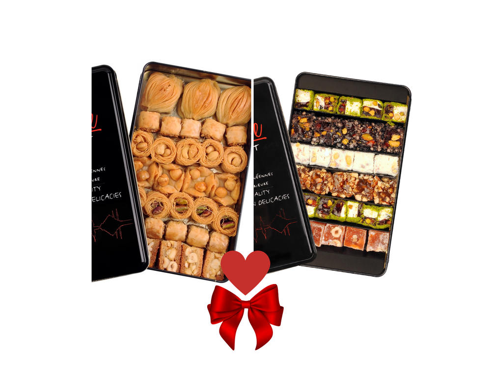 Exclusive Valentine's Lokum Turkish Delight & Baklava Gift Set