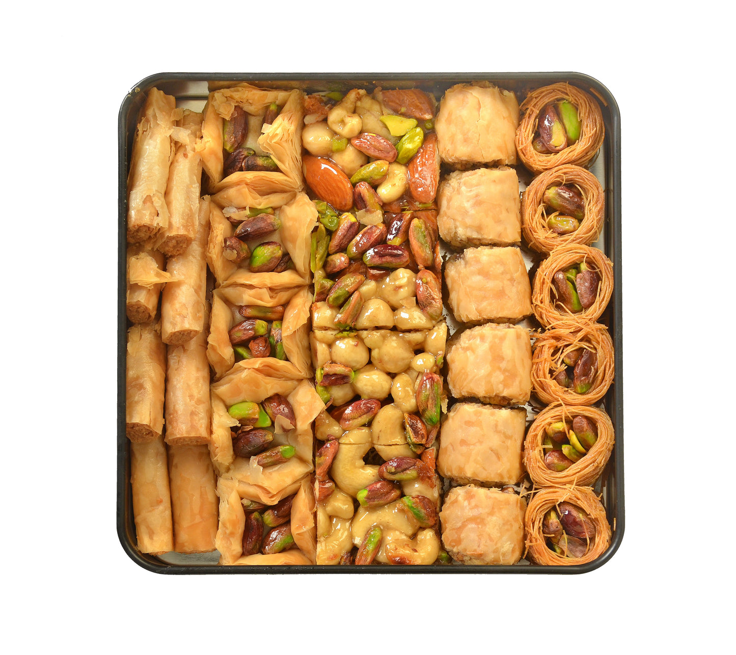 
                  
                    Luxury Pistachio Baklava Assortment Gift Box — Authentic Turkish Sweets 385g -  0.85 lb | Mughe Gourmet
                  
                
