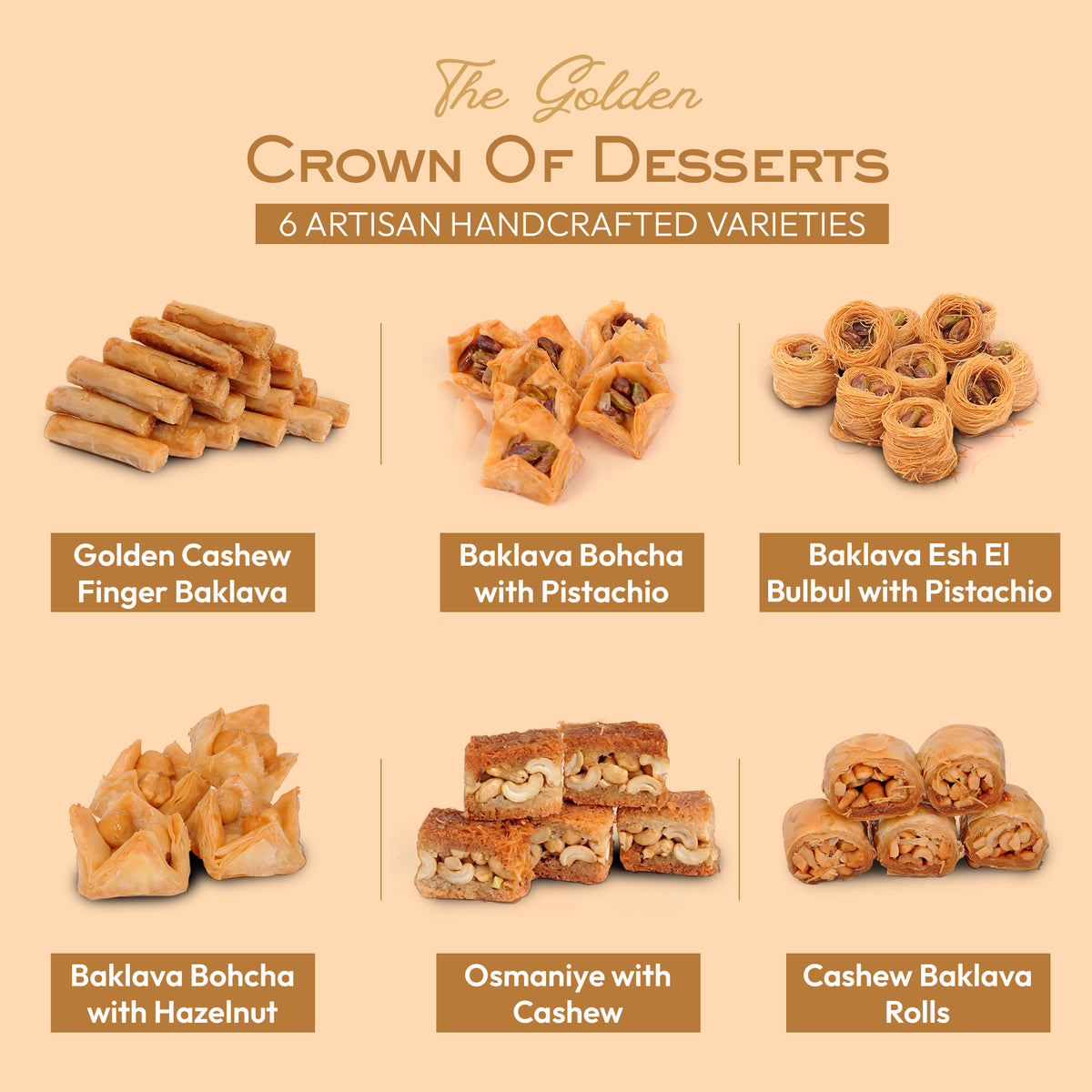
                  
                    Vegan Assorted Turkish Baklava Phyllo Pastry Gift Box 385g / 0.85 lb — Mughe Gourmet
                  
                