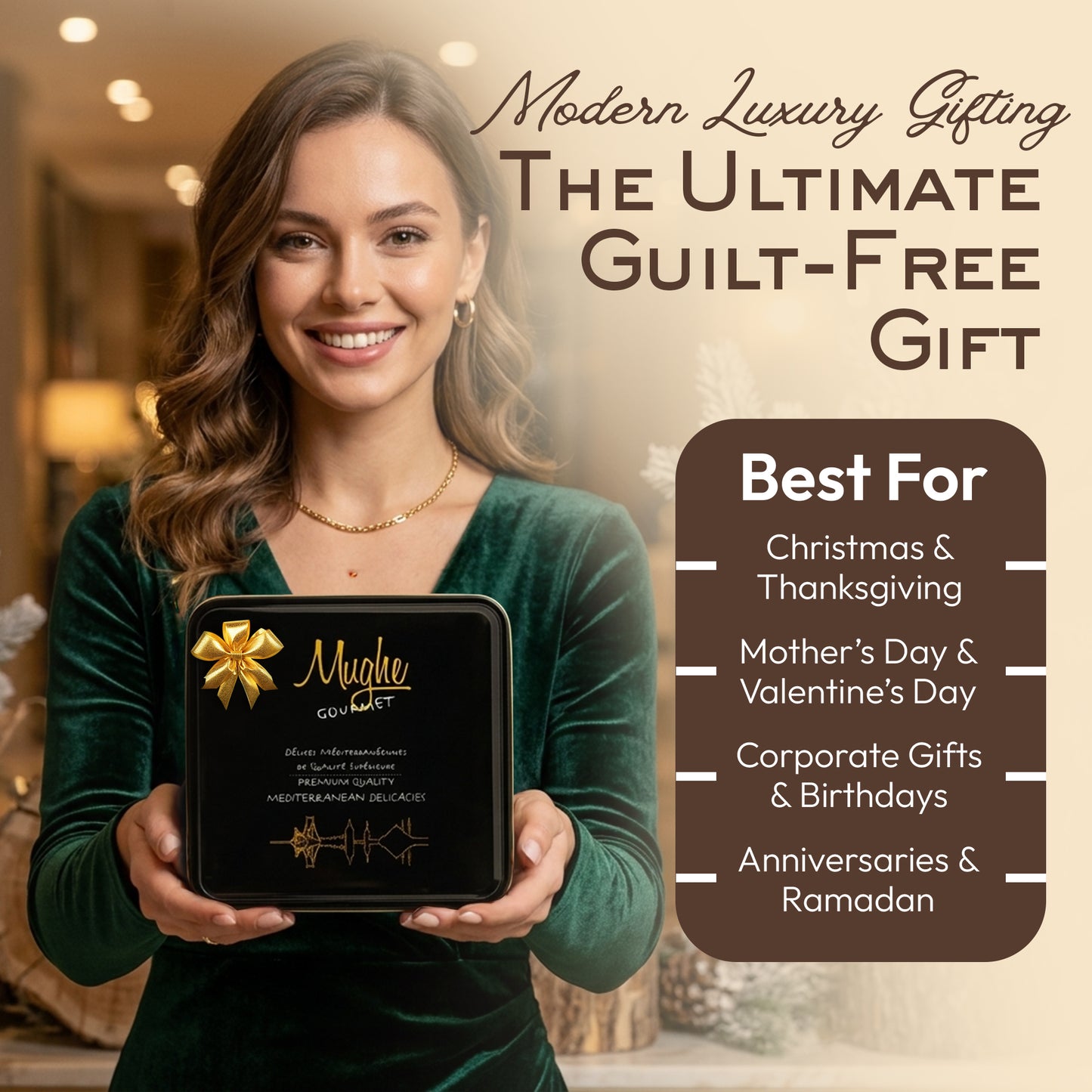 
                  
                    Luxury Tahini Halvah - Assortimento di 3 barrette Halva vegane in marmo (pistacchio, cacao, vaniglia) 850 g (1,88 libbre) Mughe Gourmet Halvah Confezione regalo in latta - Flaky Tahini Halawa
                  
                