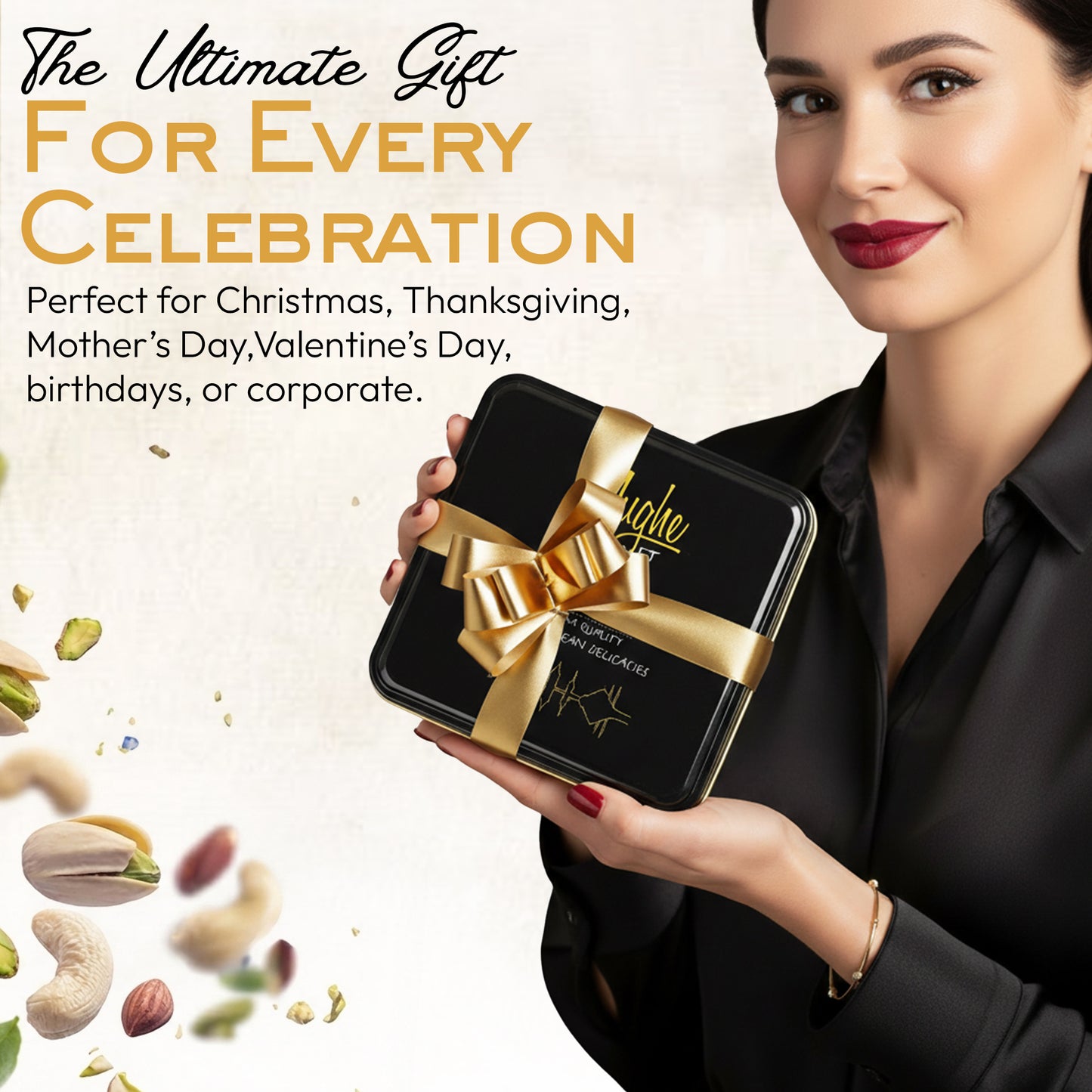 
                  
                    Assorted Turkish Pistachio Baklava Bakery Luxury Gift Box (750g) - Mughe Gourmet
                  
                