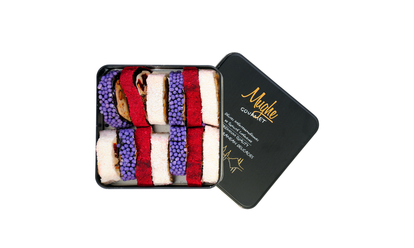 Luxury hazelnut Turkish delight gift box 350g Christmas holiday sweets